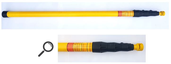 World´s shortest Telescopic Earthing Rod